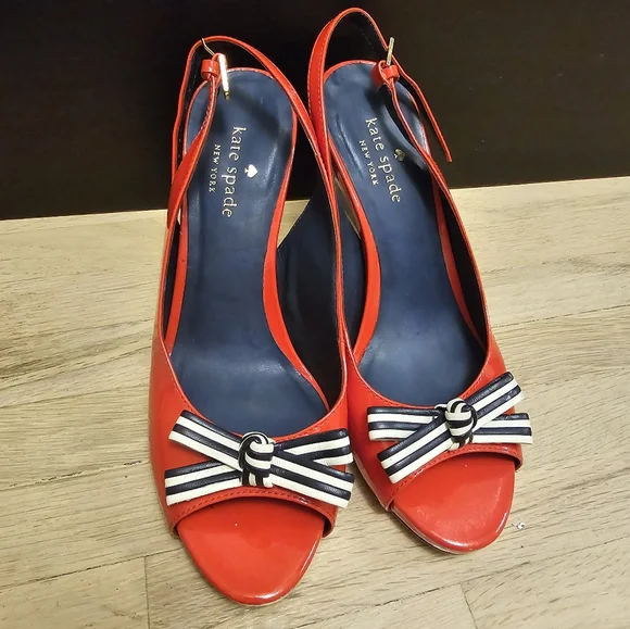 Kate Spade ♠️ wedges - Picture 1 of 16